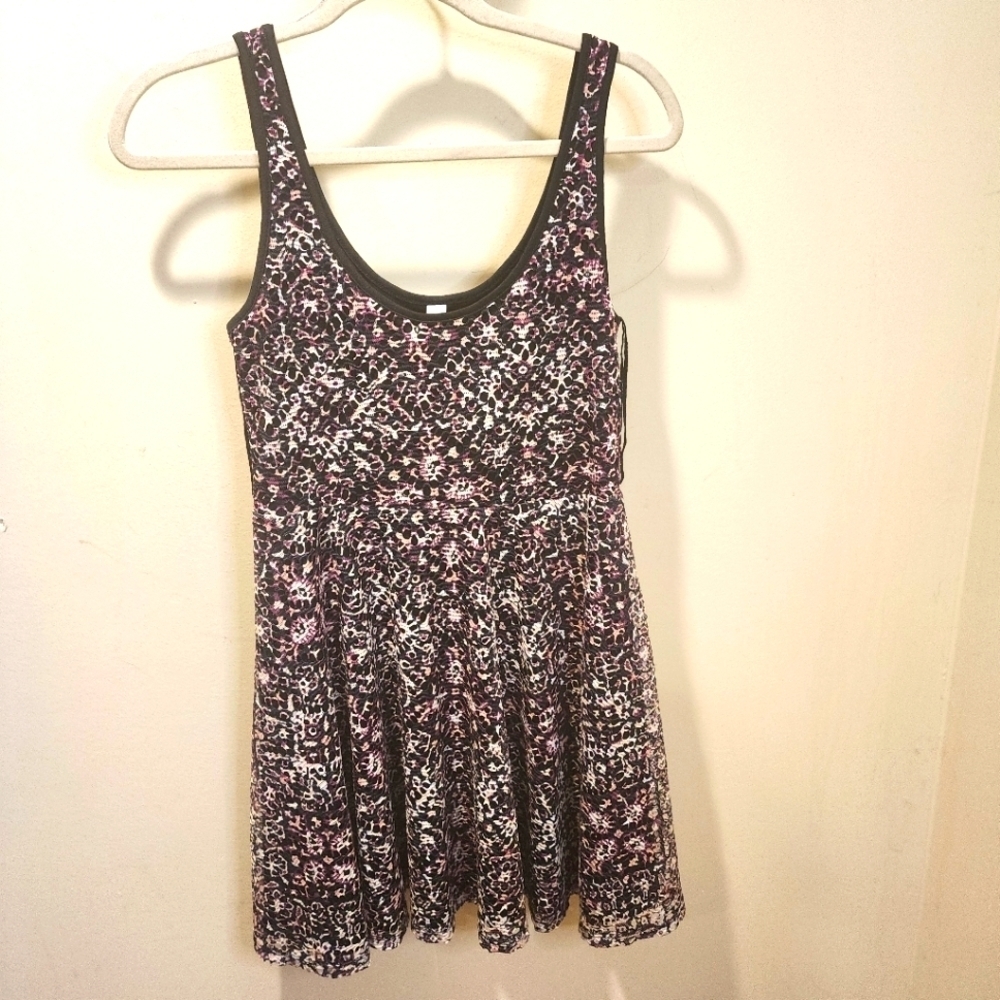 AEROPOSTALE Fit and Flare Floral sleeveless short dress size M